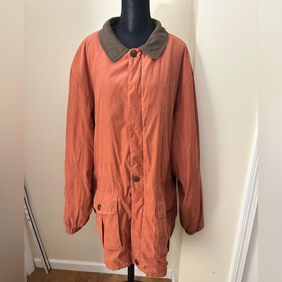 L.L. Bean Vintage Jacket Mens XXL XTall Nantucket Red Chore Coat synthetic down - Picture 1 of 14